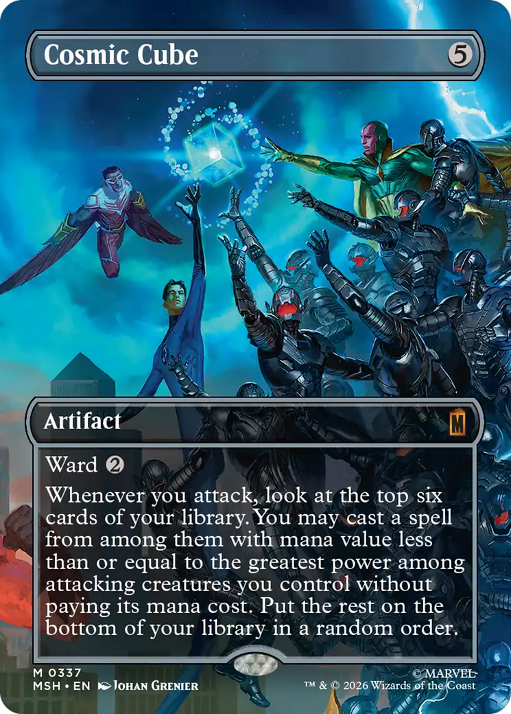 Cosmic Cube (Borderless) (0337) [Marvel Super Heroes] | Cards and Coasters CA