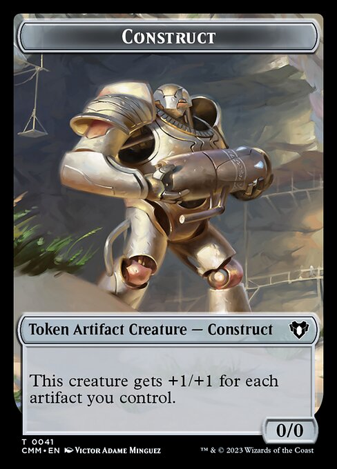 Servo // Construct (0041) Double-Sided Token [Commander Masters Tokens] | Cards and Coasters CA