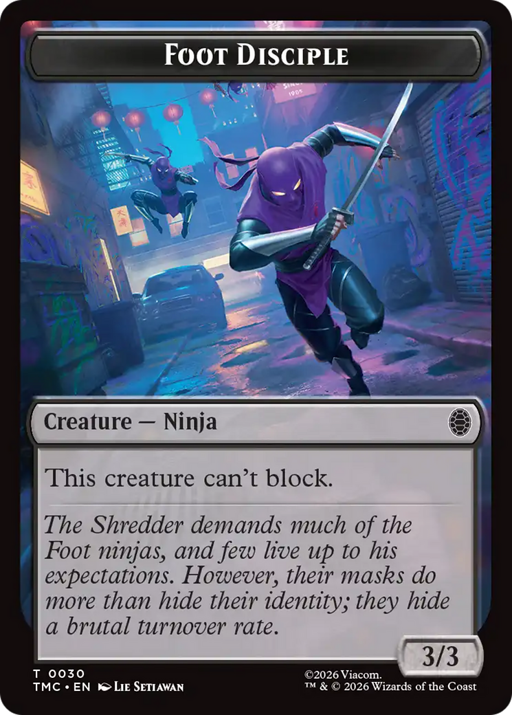 Foot Disciple [Teenage Mutant Ninja Turtles Commander] | Cards and Coasters CA