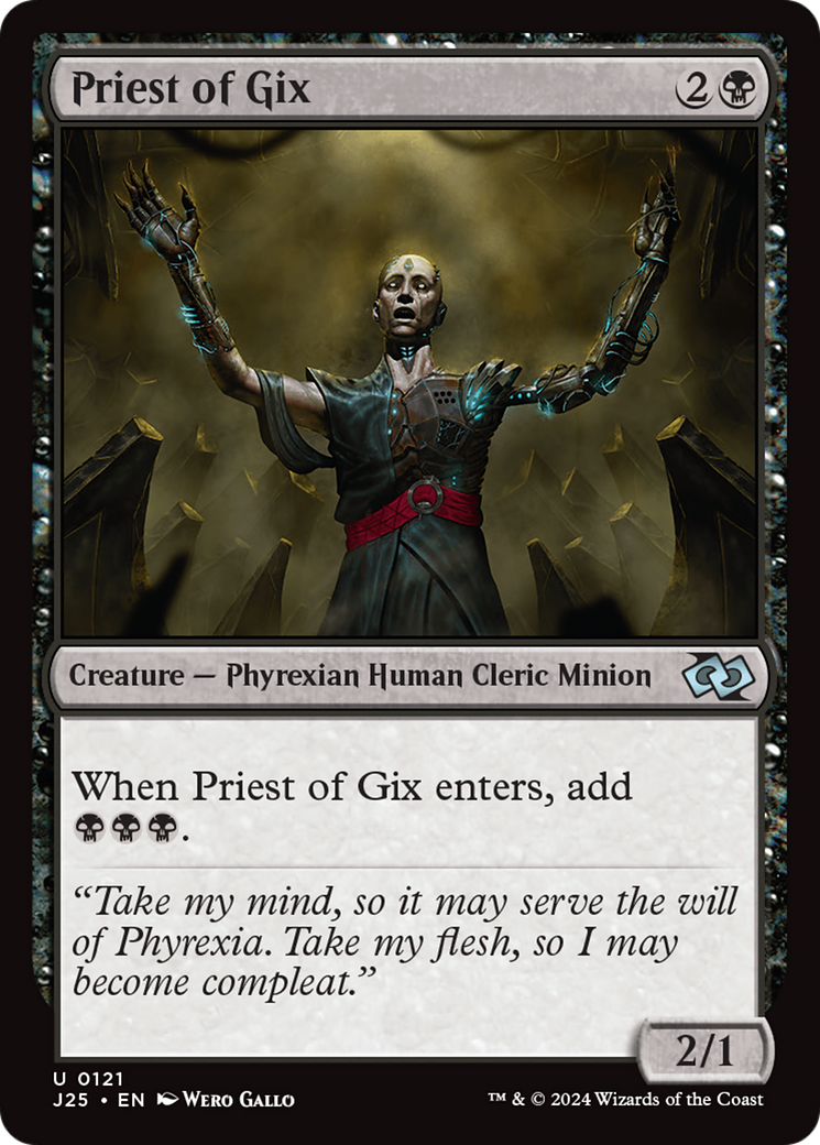 Priest of Gix [Foundations Jumpstart] | Cards and Coasters CA