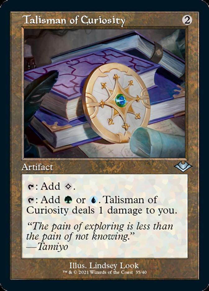 Talisman of Curiosity (Retro) [Modern Horizons] | Cards and Coasters CA