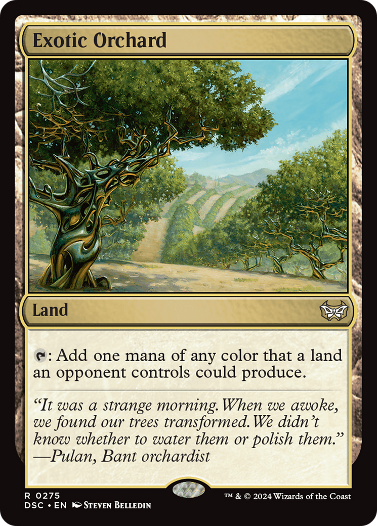 Exotic Orchard [Duskmourn: House of Horror Commander] | Cards and Coasters CA