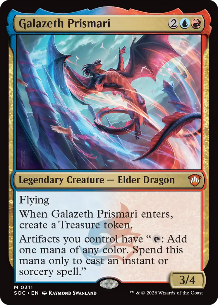 Galazeth Prismari [Secrets of Strixhaven Commander] | Cards and Coasters CA