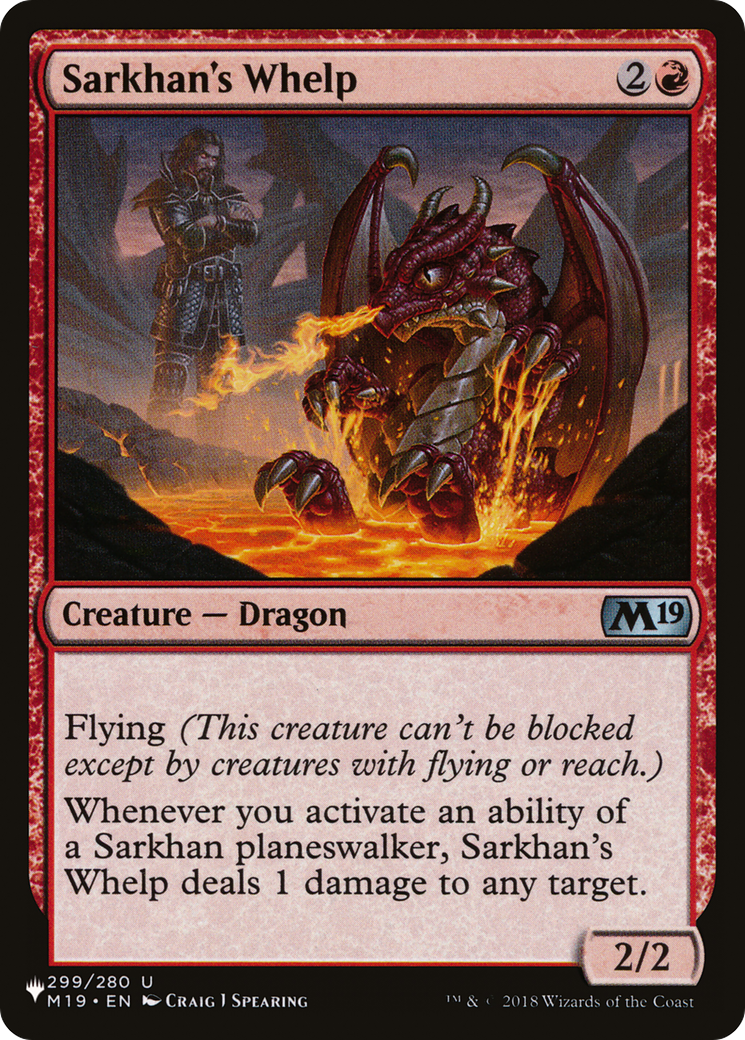 Sarkhan's Whelp [The List] | Cards and Coasters CA