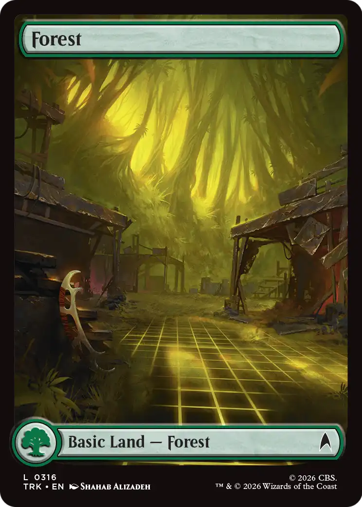 Forest (0316) [Star Trek] | Cards and Coasters CA