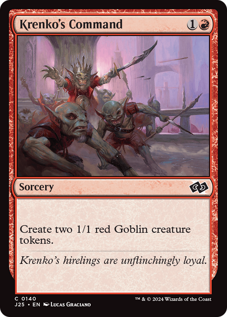 Krenko's Command [Foundations Jumpstart] | Cards and Coasters CA
