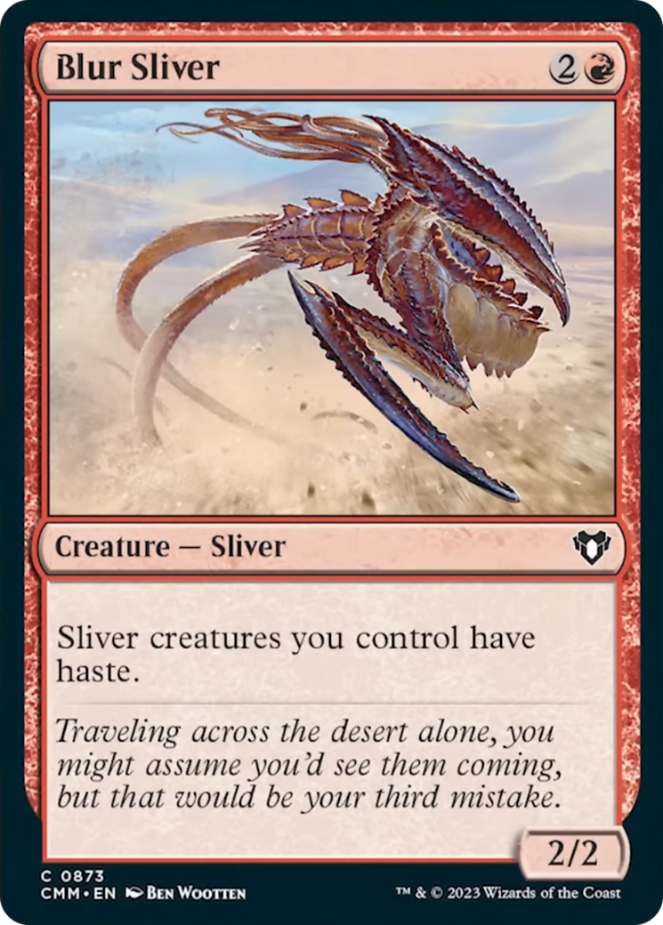 Blur Sliver [Commander Masters] | Cards and Coasters CA