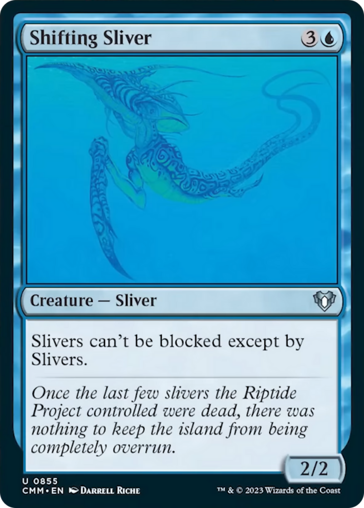 Shifting Sliver [Commander Masters] | Cards and Coasters CA