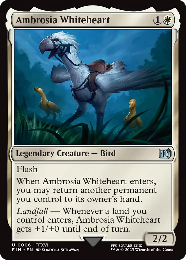 Ambrosia Whiteheart [FINAL FANTASY] | Cards and Coasters CA