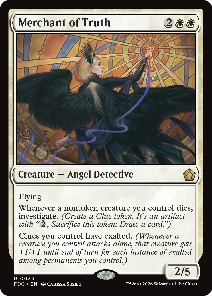 Merchant of Truth [Foundations Commander] | Cards and Coasters CA