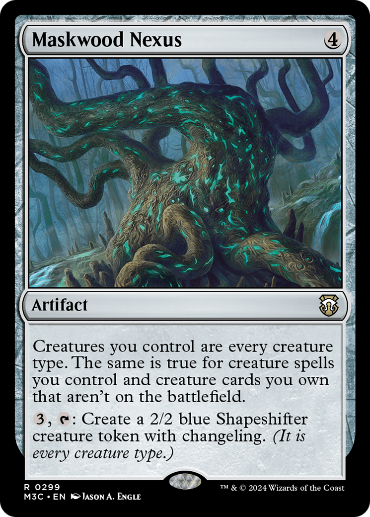 Maskwood Nexus (Ripple Foil) [Modern Horizons 3 Commander] | Cards and Coasters CA