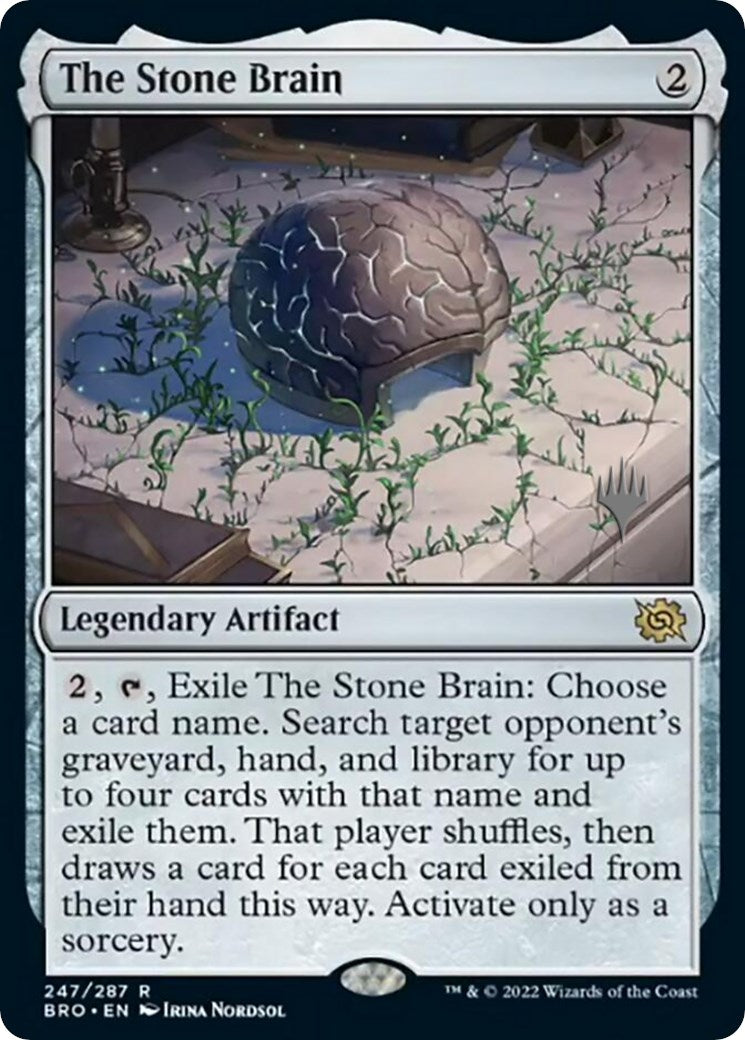 The Stone Brain (Promo Pack) [The Brothers' War Promos] | Cards and Coasters CA