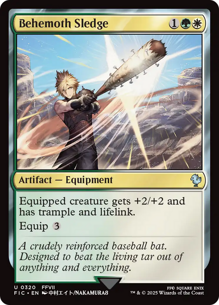 Behemoth Sledge [FINAL FANTASY Commander] | Cards and Coasters CA