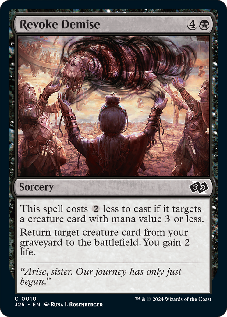 Revoke Demise [Foundations Jumpstart] | Cards and Coasters CA