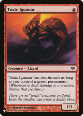 Toxic Iguanar [The List] | Cards and Coasters CA