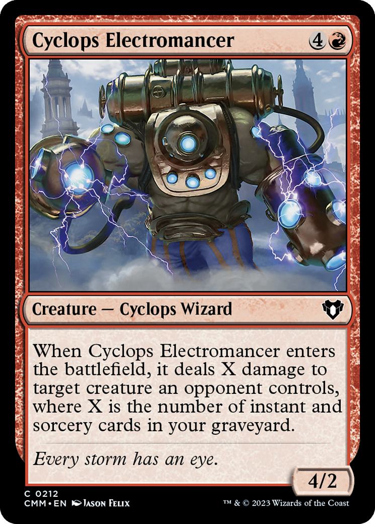 Cyclops Electromancer [Commander Masters] | Cards and Coasters CA