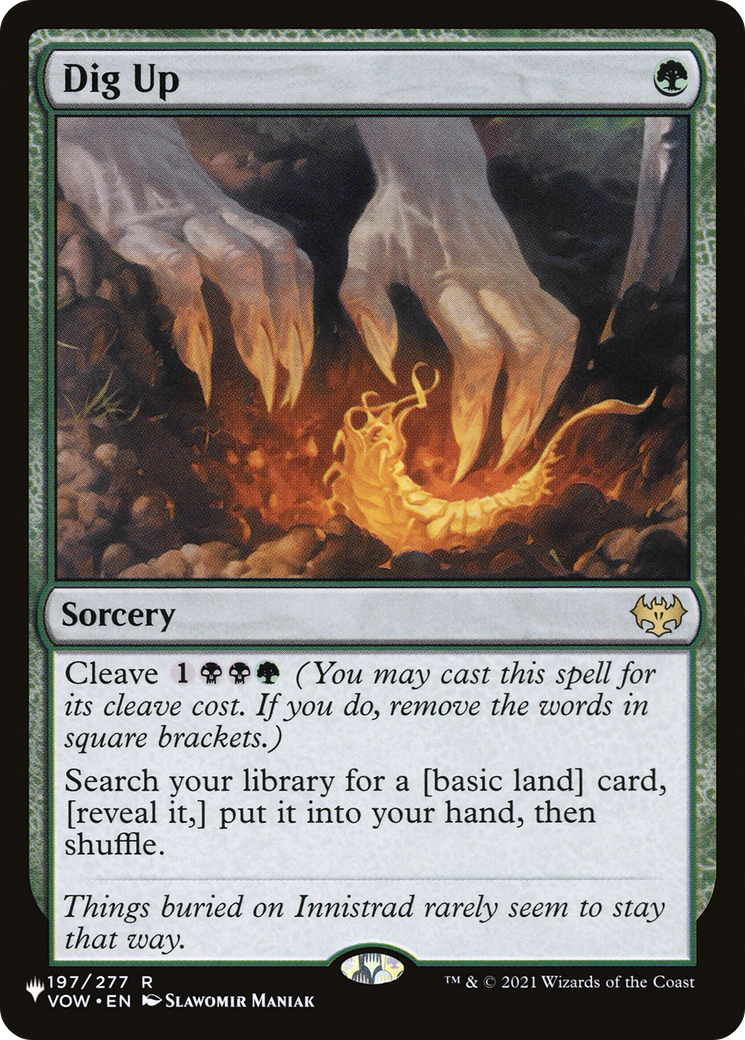 Dig Up [The List] | Cards and Coasters CA