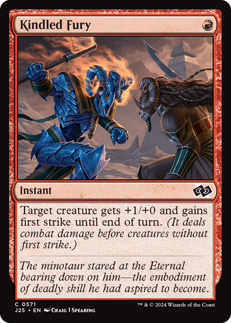 Kindled Fury [Foundations Jumpstart] | Cards and Coasters CA