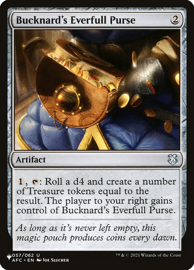 Bucknard's Everfull Purse [The List] | Cards and Coasters CA