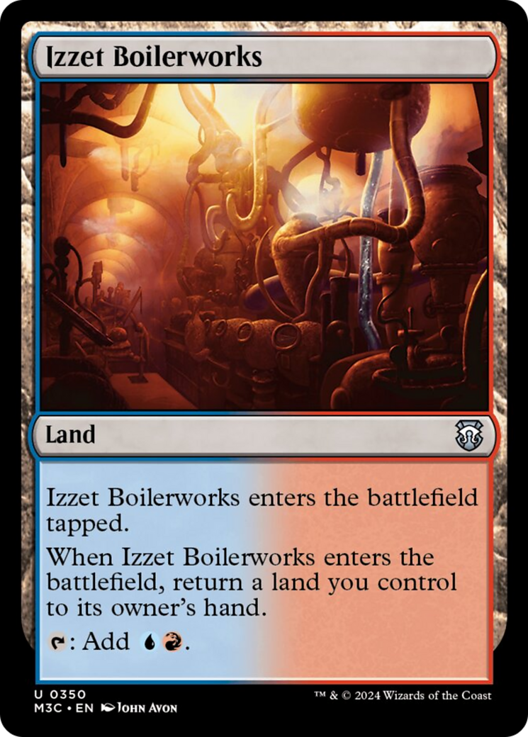 Izzet Boilerworks (Ripple Foil) [Modern Horizons 3 Commander] | Cards and Coasters CA