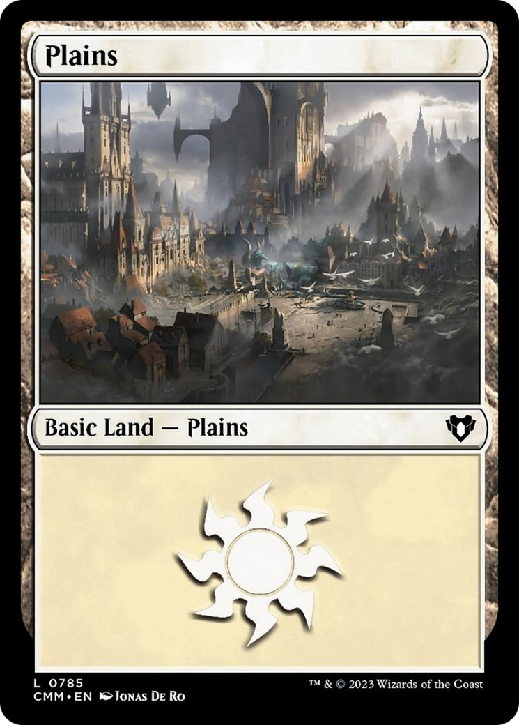 Plains (785) [Commander Masters] | Cards and Coasters CA