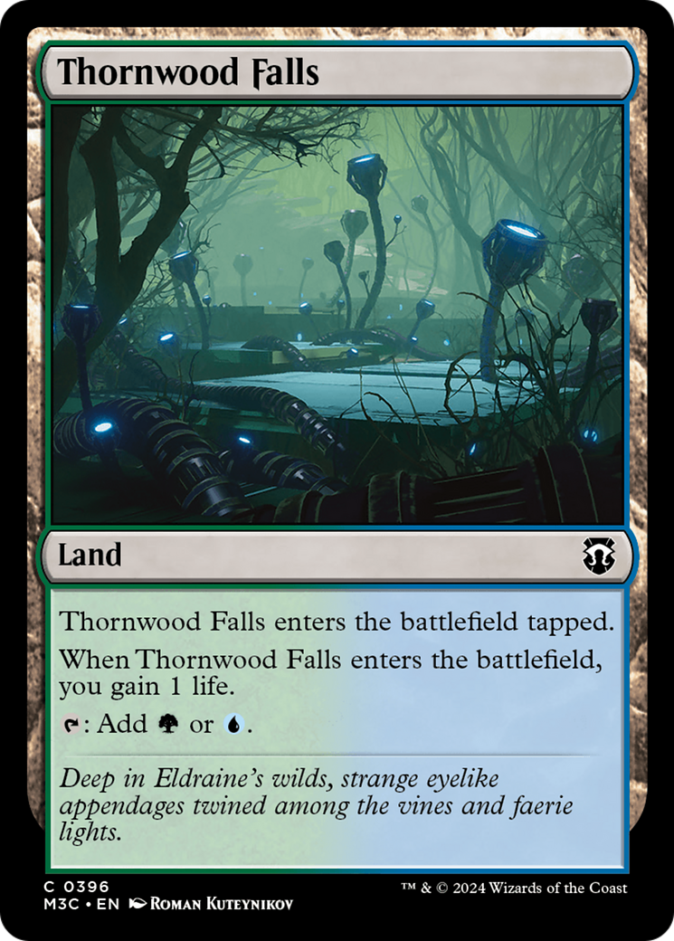 Thornwood Falls (Ripple Foil) [Modern Horizons 3 Commander] | Cards and Coasters CA