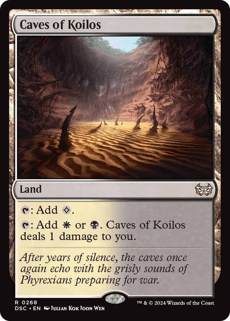 Caves of Koilos [Duskmourn: House of Horror Commander] | Cards and Coasters CA