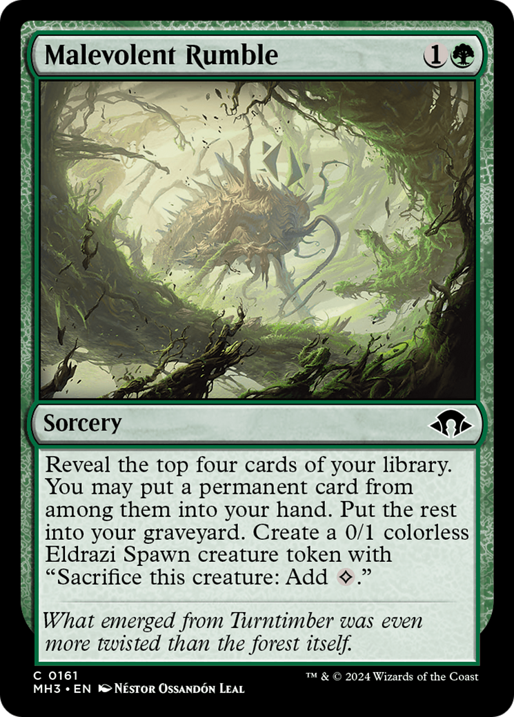 Malevolent Rumble [Modern Horizons 3] | Cards and Coasters CA