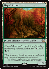 Dryad Arbor [Duskmourn: House of Horror Commander] | Cards and Coasters CA