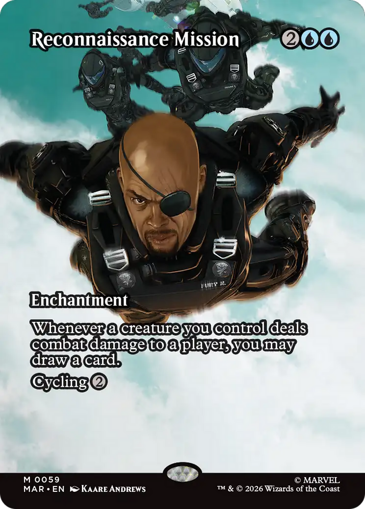 Reconnaissance Mission (Borderless) [Marvel Universe: Eternal-Legal] | Cards and Coasters CA