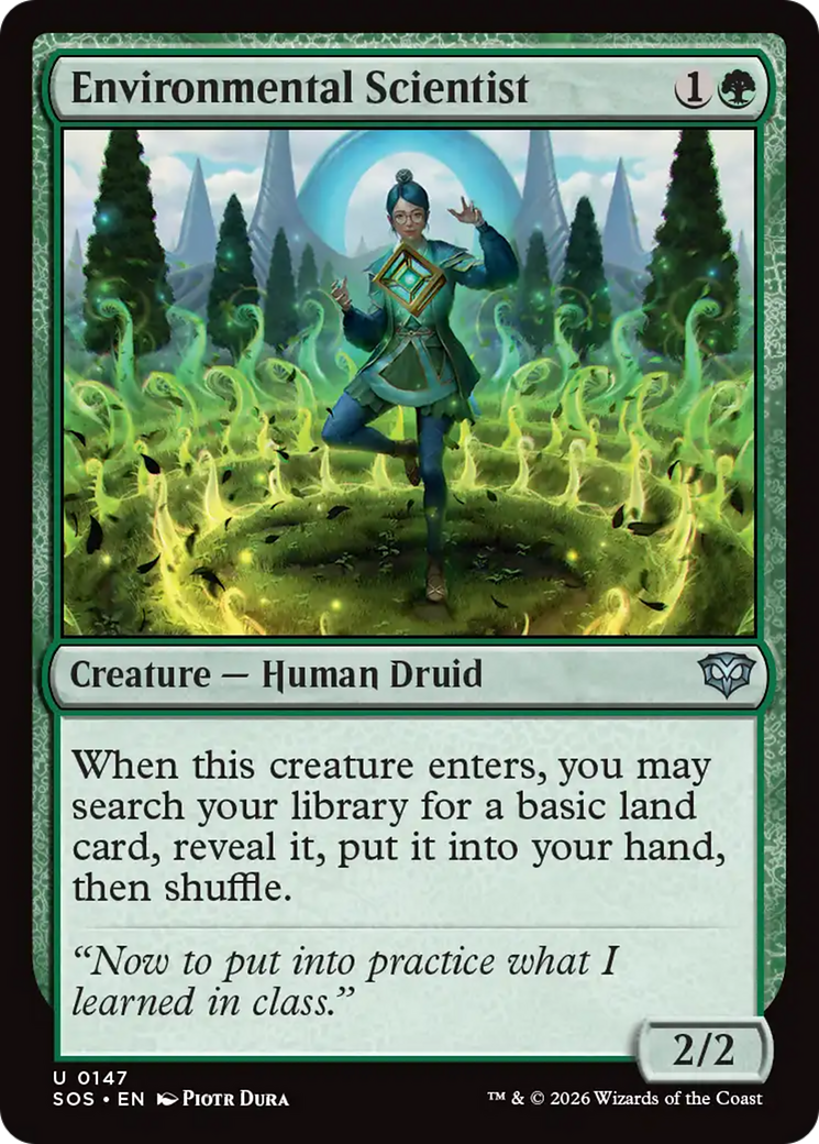 Environmental Scientist [Secrets of Strixhaven] | Cards and Coasters CA