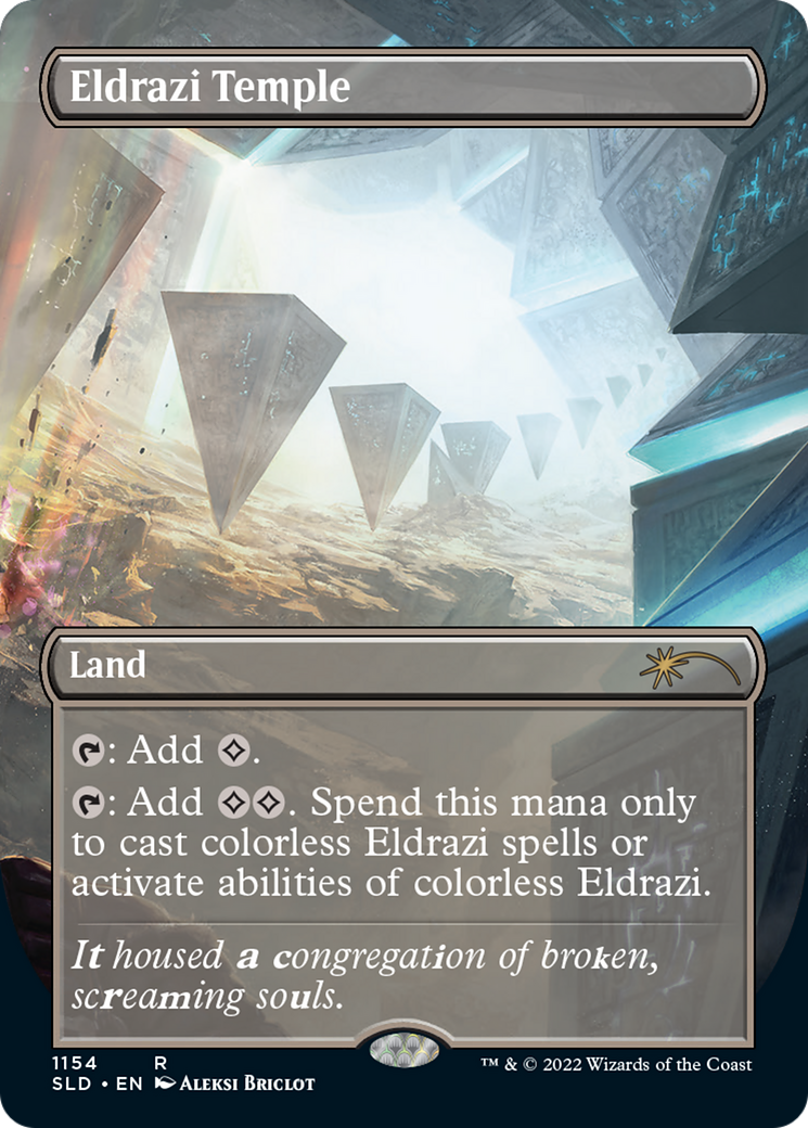 Eldrazi Temple (Borderless) [Secret Lair Drop Series] | Cards and Coasters CA