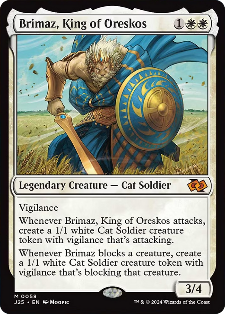 Brimaz, King of Oreskos [Foundations Jumpstart] | Cards and Coasters CA