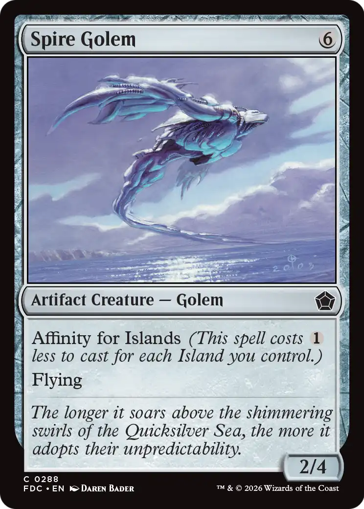 Spire Golem [Foundations Commander] | Cards and Coasters CA