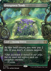 Overgrown Tomb (Borderless) [Lorwyn Eclipsed] | Cards and Coasters CA