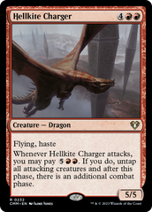 Hellkite Charger (Foil Etched) [Commander Masters] | Cards and Coasters CA