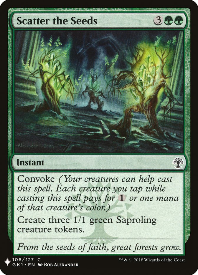 Scatter the Seeds [Mystery Booster] | Cards and Coasters CA