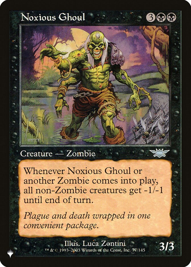 Noxious Ghoul [The List] | Cards and Coasters CA
