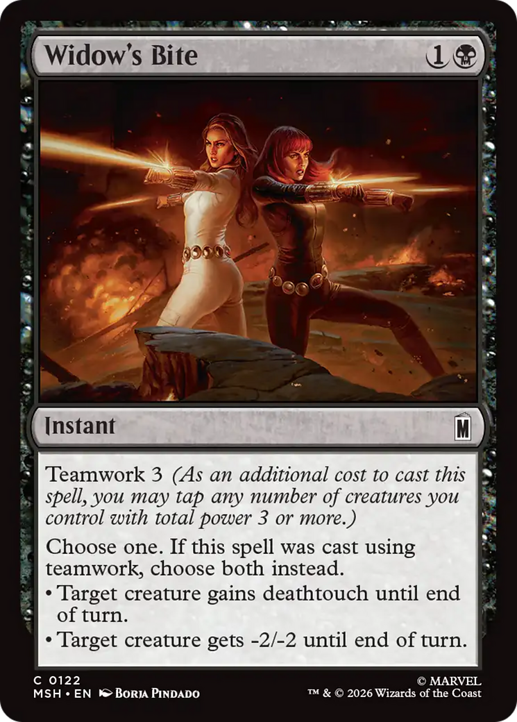 Widow's Bite [Marvel Super Heroes] | Cards and Coasters CA