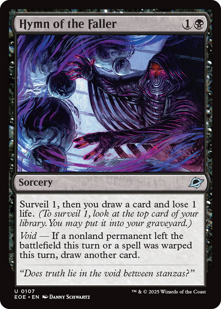 Hymn of the Faller [Edge of Eternities] | Cards and Coasters CA