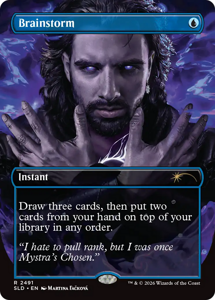 Brainstorm (2491) [Secret Lair Drop Series] | Cards and Coasters CA