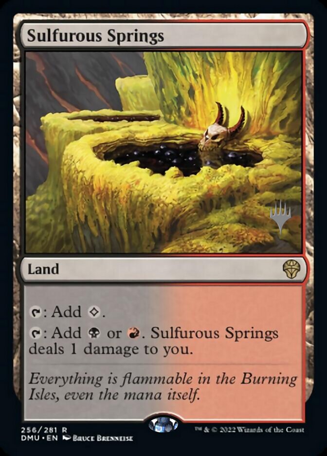 Sulfurous Springs (Promo Pack) [Dominaria United Promos] | Cards and Coasters CA