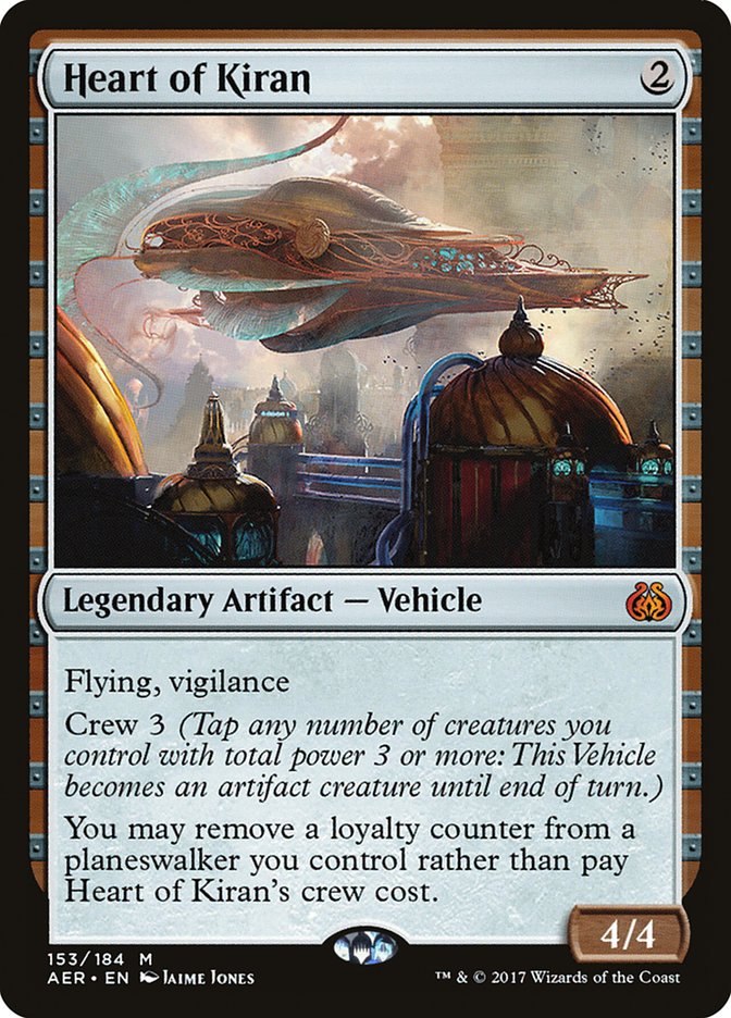 Heart of Kiran [Aether Revolt] | Cards and Coasters CA