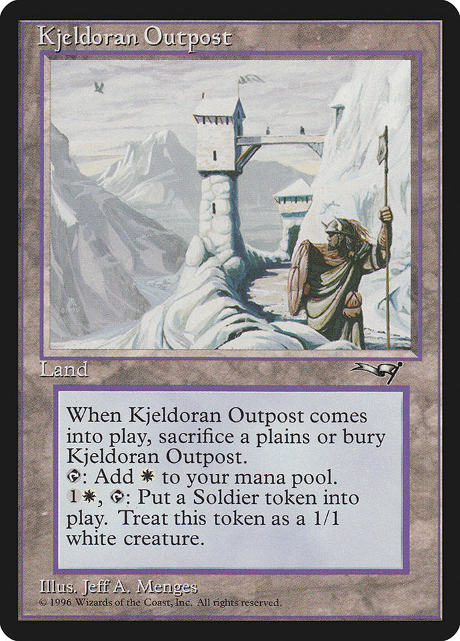 Kjeldoran Outpost [Alliances] | Cards and Coasters CA