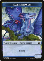 Devil // Faerie Dragon Double-Sided Token [Dungeons & Dragons: Adventures in the Forgotten Realms Tokens] | Cards and Coasters CA