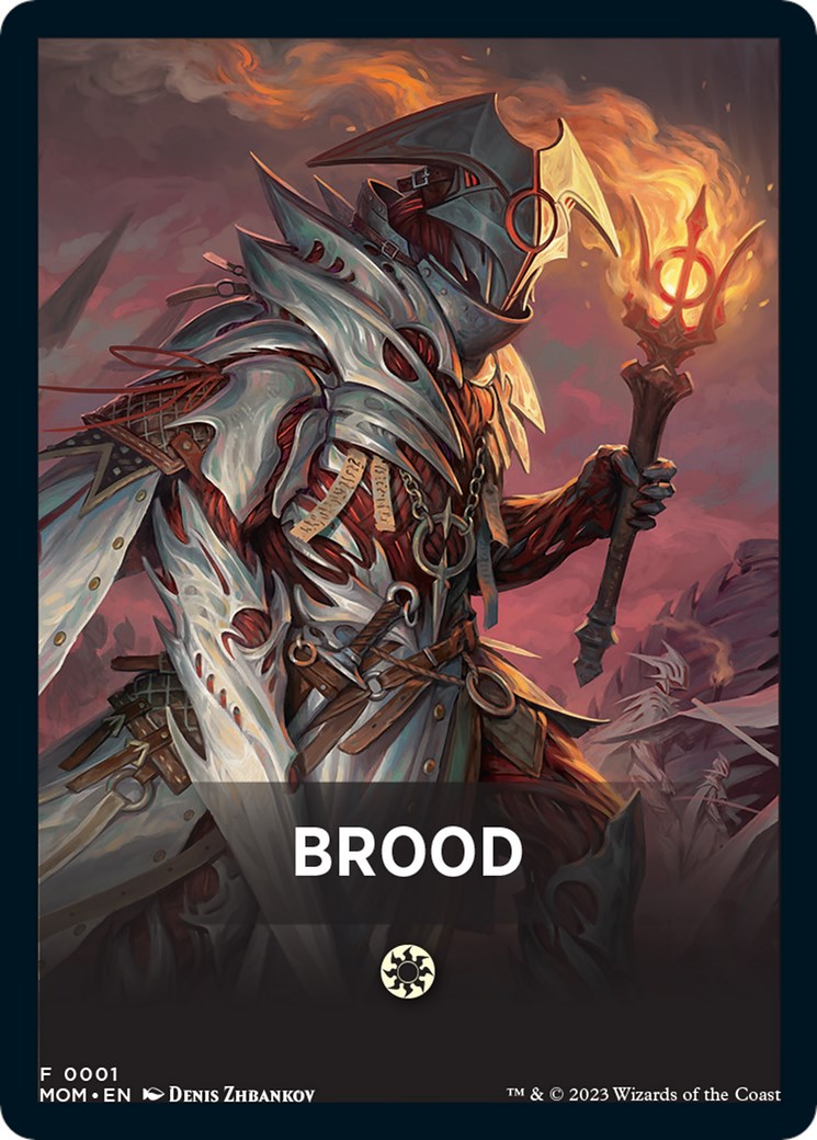 Brood Theme Card [March of the Machine Tokens] | Cards and Coasters CA