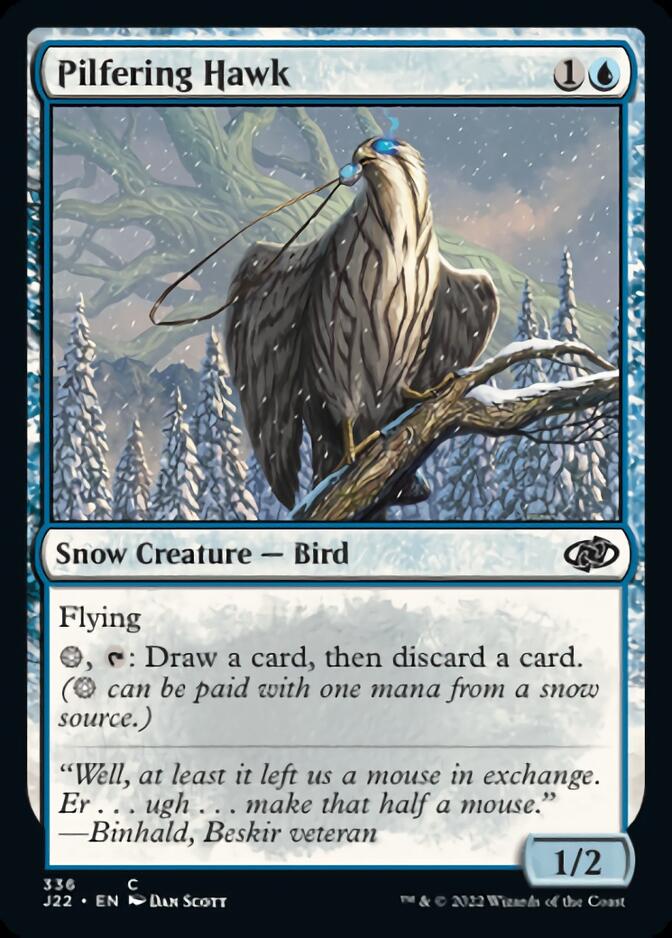 Pilfering Hawk [Jumpstart 2022] | Cards and Coasters CA