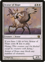 Avatar of Hope (Oversized) [Eighth Edition Box Topper] | Cards and Coasters CA