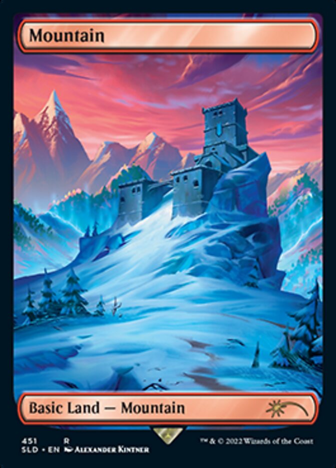 Mountain (451) [Secret Lair Drop Series] | Cards and Coasters CA