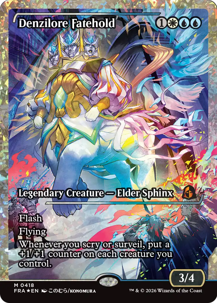 Denzilore Fatehold (Showcase) (Fracture Foil) (0418) [Reality Fracture] | Cards and Coasters CA